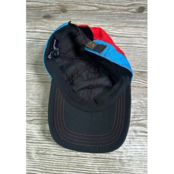 Rowing Blazers Black Blue Red Yellow Striped Baseball Hat Cap R.B. New York - Picture 7 of 7